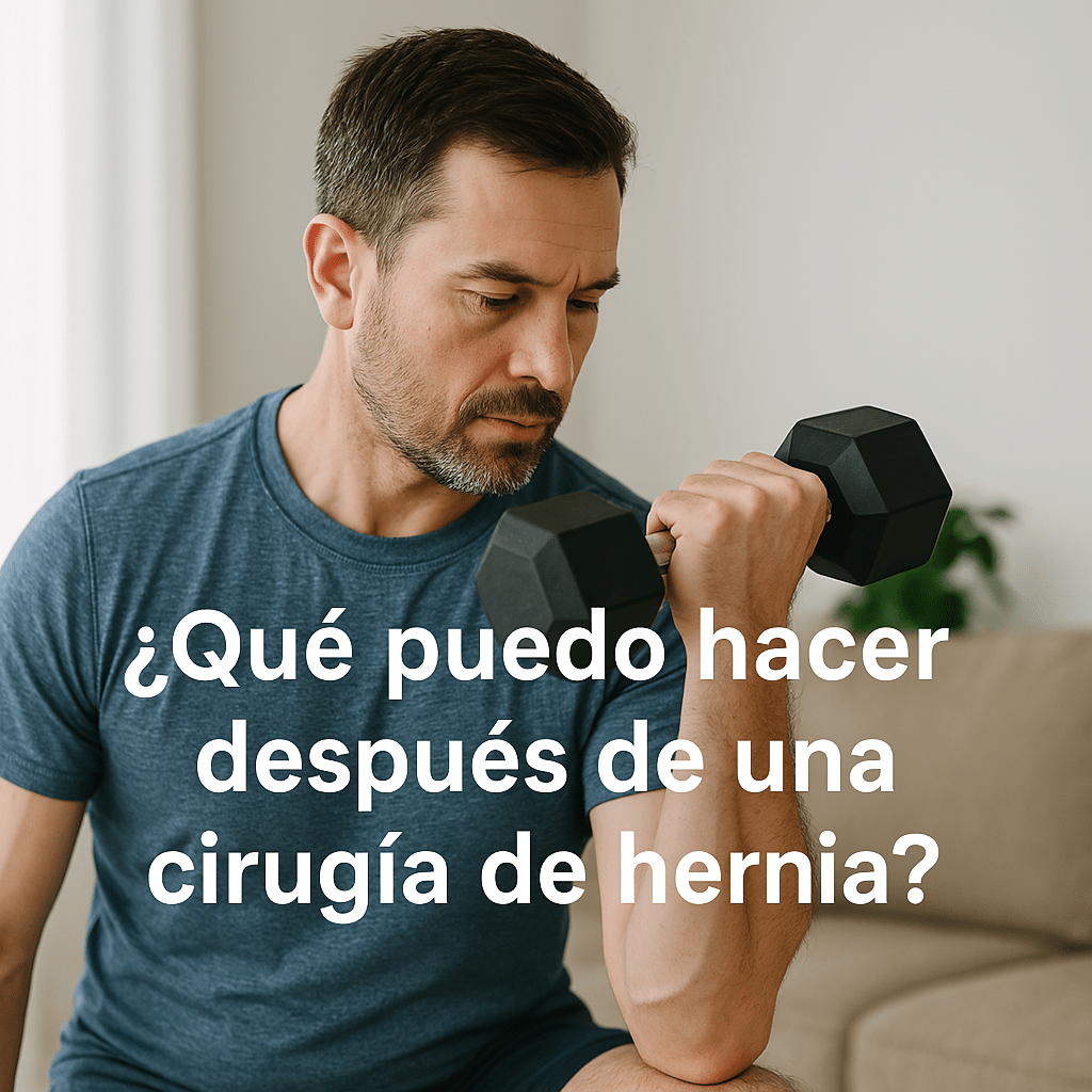 ¿Es seguro hacer ejercicio tras una cirugía de hernia?